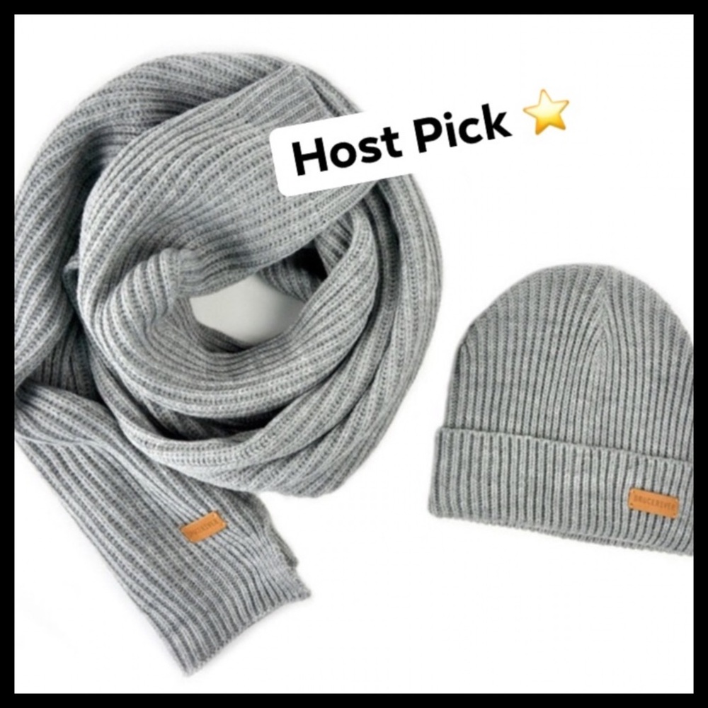 NEW Bruce River Men’s Scarf and Hat Set